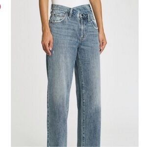 BOBBIE WIDE LEG HIGH RISE CROSSFRONT JEAN IN PULSE